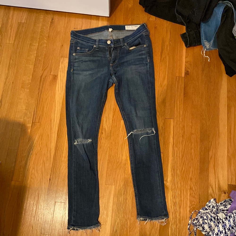 Rag & Bone size 25 low rise denim jeans